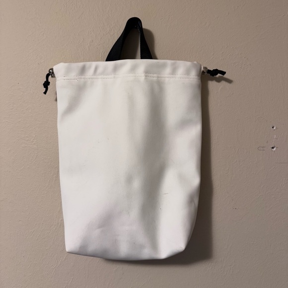 Vintage AM&E golf shoe bag white with embroidered graphic - Picture 3 of 6